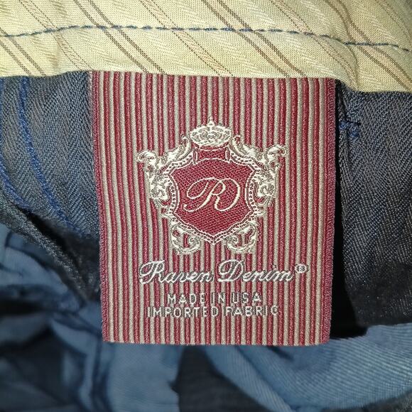 Raven Denim Vintage Y2K Blue Denim Bootcut Trouser Jeans 28 - Picture 7 of 8